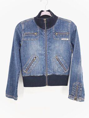 Hydraulic Y2K Fitted Denim Jacket